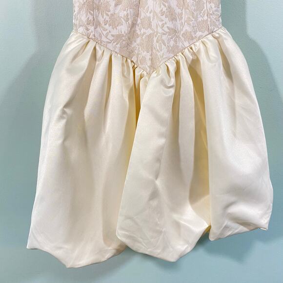 Romwe Fairycore Retro Victorian Floral Jacquard Spaghetti Strap Dress Size S NWT - Picture 4 of 7